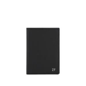 Porta passaporto in pelle personalizzata con iniziali stampate a caldo