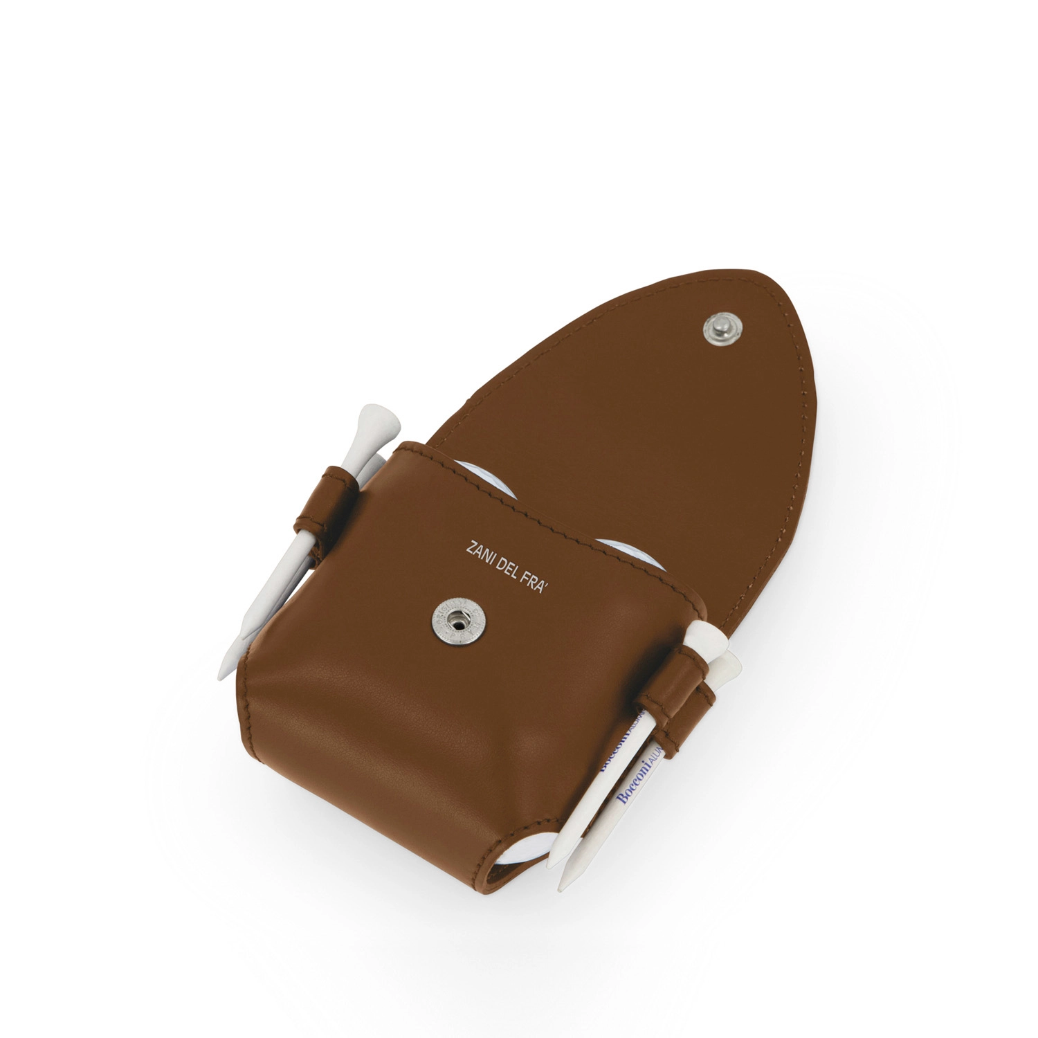 Personalised Golf balls set in leather