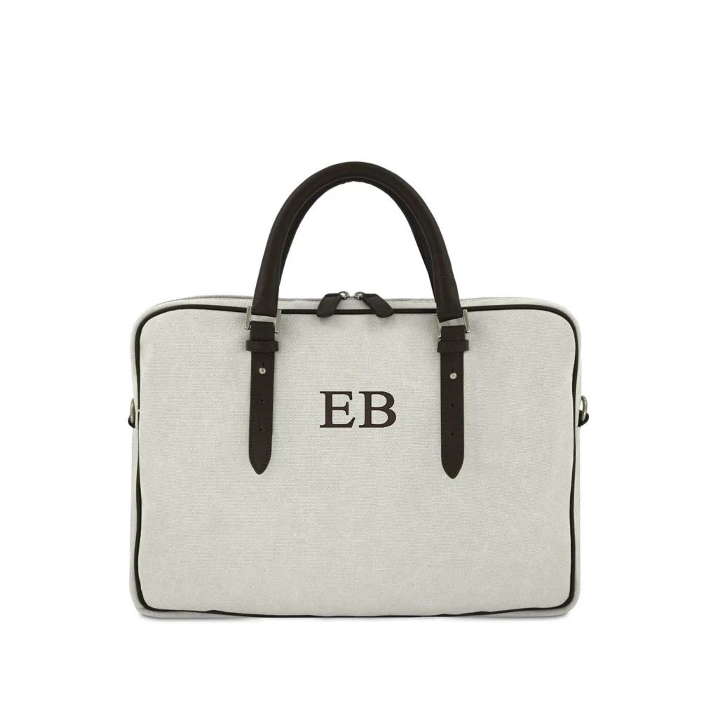 Borsa in canvas personalizzabile con cifre o logo aziendale