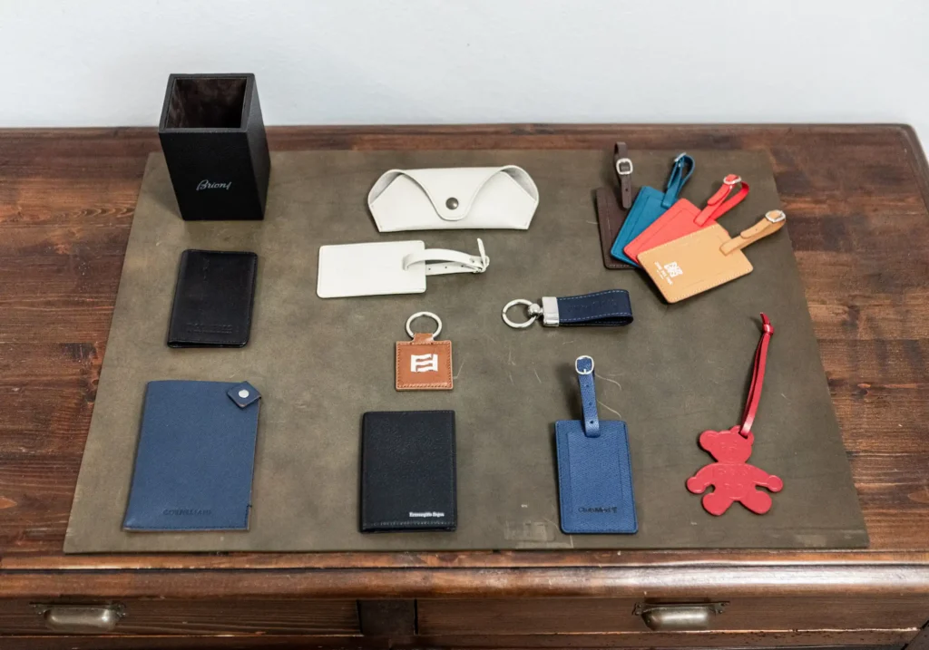 Accessori in pelle personalizzati di lusso