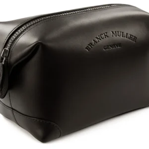 Trousse in pelle con stampa logo personalizzato Frank Muller