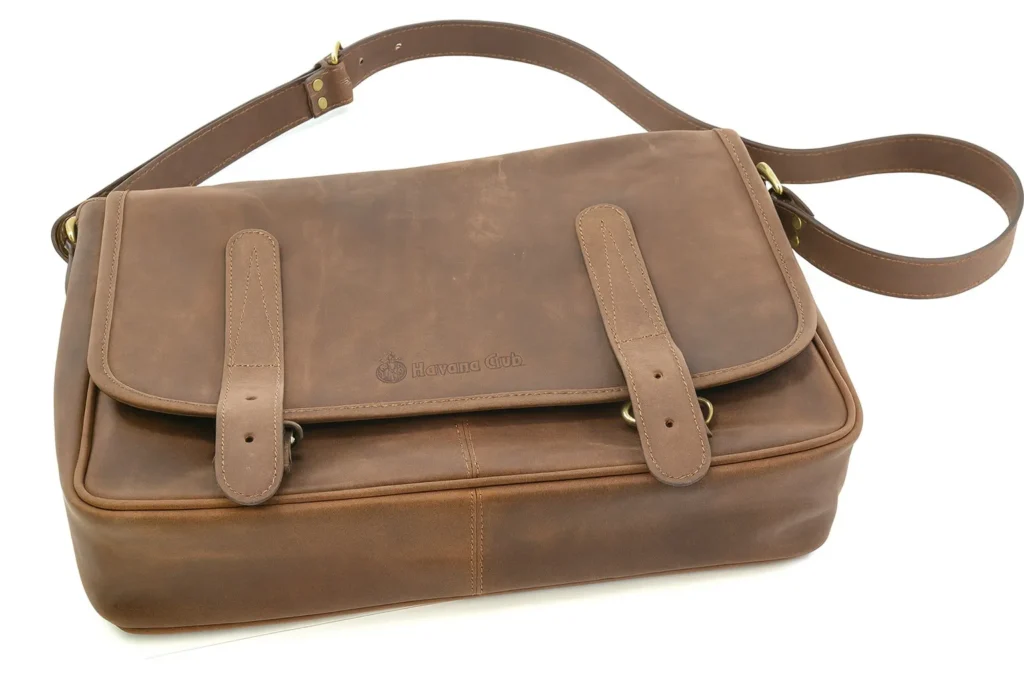 Borsa in pelle personalizzata con stampa a caldo del logo Havana