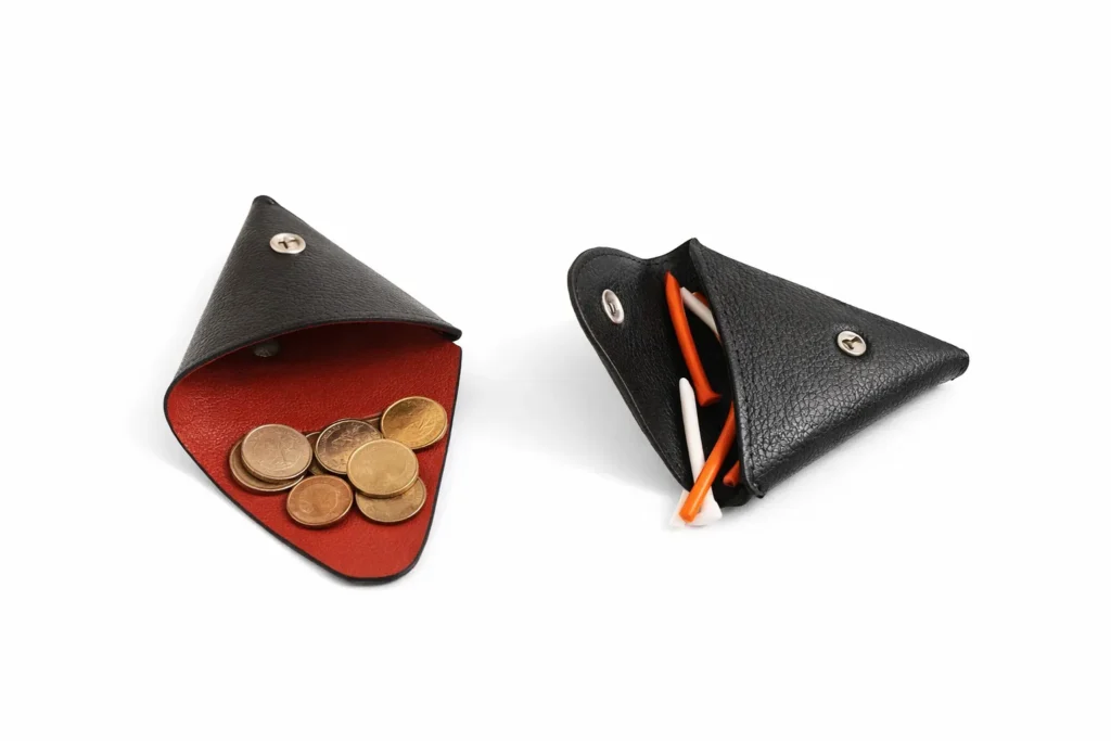 triangolo-porta-tee Porta monete, porta tee per golf