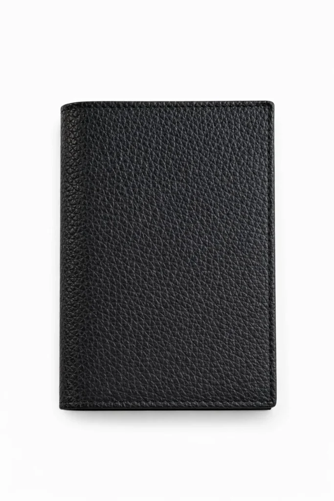 Compass-porta-biglietti-da-visita Porta biglietti da visita in pelle personalizzabile con logo aziendale