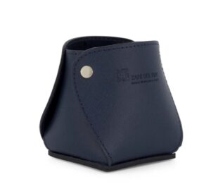 Porta penne personalizzabile in pelle, per ufficio, albergo, scrivania