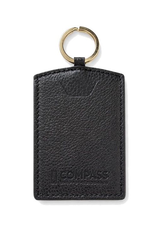Compass-porta-badge_rev Porta badge in pelle personalizzabile con logo aziendale