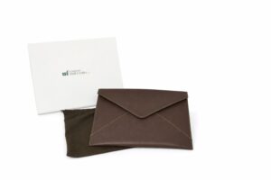 Busta porta documenti in pelle personalizzabile con logo aziendale