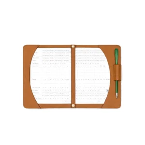 ZDF porta score aperto color cuoio